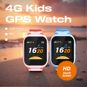 Montre intelligente 4G pour enfants ultralégère 36g, suivi GPS, surveillance sportive, écran HD 1,54 pouce, appel SOS, téléphone au poignet pour les enfants d'âge <span class=keywords><strong>scolaire</strong></span> - Product Image 1