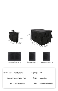 Organizador <span class=keywords><strong>de</strong></span> Maletero Plegable <span class=keywords><strong>de</strong></span> Gran Capacidad con <span class=keywords><strong>Bolsa</strong></span> Refrigerante, Tela Oxford 600D <span class=keywords><strong>para</strong></span> Auto, SUV, Camioneta - Product Image 6