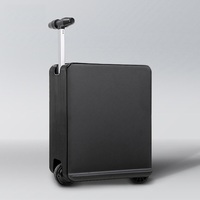 Valise Électrique Motorisée Auto-Équilibrée avec Guidon, Scooter de Transport Électrique pour Voyages d'Affaires