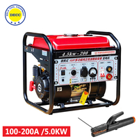 30-200A, 3000w Mesin Multifungsi Terintegrasi Pembangkit Listrik Bensin untuk Pengelasan Teknik Luar Ruangan