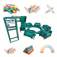 Machine à fabriquer la craie scolaire à haut rendement, machines de moulage manuelles de craie en plastique pour l'école