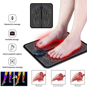 New Neuropathy Ems Electric Foot <b>Massager</b> Pad Mat Portable Leg Feet Vibration Ems Electric Massage <b>Machine</b> for Foot - Product Image 2