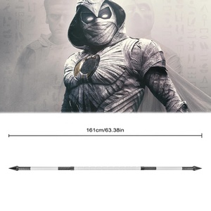 Bastoni in Metallo da 161 cm Marvel Legends Moon Knight, Armi e Bastoni per Cosplay - Product Image 2