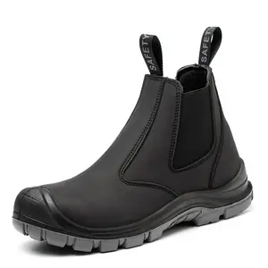 Construction Lightweight Steel Toe Work Shoes Safety Man Industrial Safety Shoes Leather Safety Boot Caterpillarboots