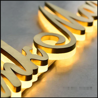 Letrero Luminoso LED de Acrílico y Metal con Personalización de Logotipo, Impresión UV, Diseño de Iluminación, Resistente al Agua para Exteriores, Decoración de Taxis