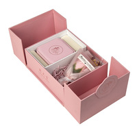 Boîte cadeau de luxe personnalisée à double porte, emballage pour cadeaux de mariage, boîte cadeau haut de gamme pour cosmétiques et parfums, logo personnalisé, vente en gros, usine