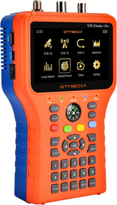 GTMedia V8 Finder Pro, Medidor Digital de Señal Satelital, DVB-S2X/S2/S/T2/T/C H.265 4K UHD, Pantalla LCD de 3.5 Pulgadas - Product Image 2
