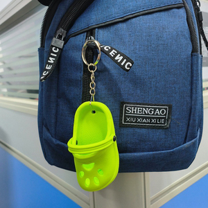 Dễ Thương Mini <span class=keywords><strong>3D</strong></span> dép dép móc khóa PVC mềm cao su vườn thú cưng Giày quyến rũ <span class=keywords><strong>Keyring</strong></span> của phụ nữ Ba lô mặt dây móc khóa - Product Image 6