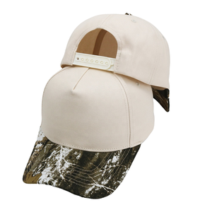 Casquette de baseball A-Frame 5 panneaux camouflage pour homme en sergé de coton bicolore avec visière incurvée, style Gorras Trucker, broderie 3D, sport - Product Image 2