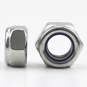 Écrous autobloquants en nylon épaissi en acier au carbone/acier inoxydable 304/201/316 avec insert en nylon M3 M4 M5 M6 M12 M14 M16 M18 - Product Image 4