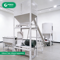 Nouvelle ligne de granulation d'aliments en acier inoxydable facile à utiliser, prix usine, certifiée CE, pour canards, lapins, chameaux