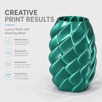 Filament PLA Soie en Gros 1.75mm 1kg, Haute Vitesse pour Imprimante 3D, Lisse Brillant Sans Filamentisation, Logo Personnalisé Éco OEM pour Imprimantes FDM