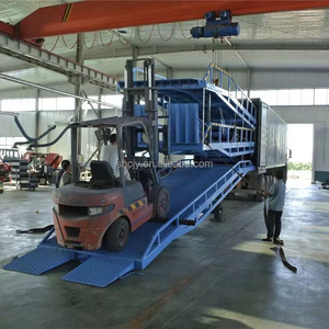 Rampa Móvel Profissional para Carga e Descarga de Contêineres, Nivelador Hidráulico de Docas de 6-15T para Empilhadeiras em Portos e Armazéns - Product Image 4