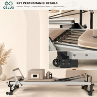 Machine de Pilates Reformer Celux de style luxueux pour entraînement complet du corps, idéale pour la maison, le studio et la salle de sport