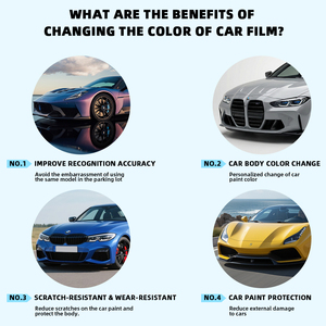Pellicola PPF in TPU a riparazione autonoma avanzata 8.5mil con rivestimento nano funzionale invisibile per auto di lusso - Ingrosso per concessionari 4S - Product Image 3