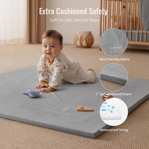 Tapis d'éveil pour bébé personnalisé, épaissi, en mousse EVA, pliable, pour usage domestique, de 0 à 24 mois, unisexe - Product Image 3