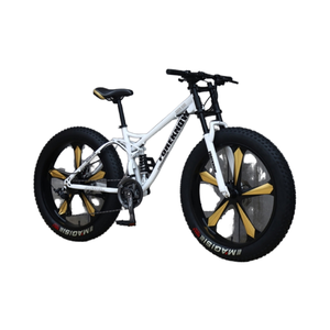 Vélo Tout Terrain Adulte de <span class=keywords><strong>26</strong></span> <span class=keywords><strong>Pouces</strong></span>, 27 Vitesses, Double Frein à Disque, Cadre en Fibre de Carbone, Vélo de Montagne Sportif, Pneus et Roues Larges - Product Image 1