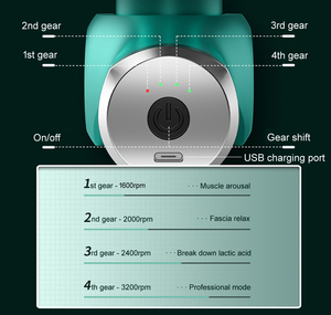 Masajeador corporal profesional para alivio de tejido muscular profundo, comodidad, vibración, multimodos, Mini pistola de masaje, sincronización de cabeza giratoria - Product Image 6