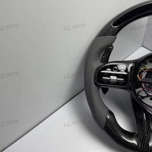 Volant de course en cuir et fibre de carbone LED personnalisable, en promotion, pour Mercedes-Benz Classes C/E/<span class=keywords><strong>S</strong></span>/G, livraison rapide - Product Image 4