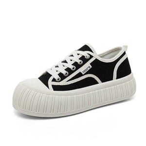 Chaussures pour femmes tendance 2026 fabriquées en Chine, chaussures en toile, plateforme pour étudiantes, chaussures de sport décontractées pour femmes - Product Image 2
