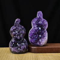 Vente en gros de grappes d'améthyste naturelle polie d'Uruguay, artisanat en cristal, améthyste brute, décoration intérieure, géode