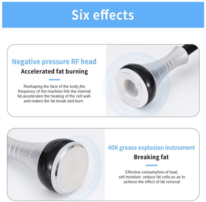 เครื่องกำจัดไขมันแบบคาวิเทชั่นความถี่คู่ 40k 80k พร้อมเลเซอร์ไลโป อัลตราโซนิก ลดสัดส่วน กำจัดไขมันด้วยระบบสุญญากาศ RF อุปกรณ์เสริมความงาม - Product Image 4
