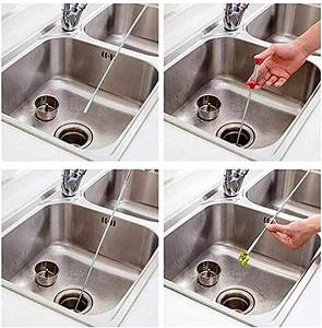 Disposable Eco-Friendly <b>Plastic</b> Hair Drain <b>Clog</b> Remover Multifunctional Cleaning Claw Sink Dredge - Product Image 3