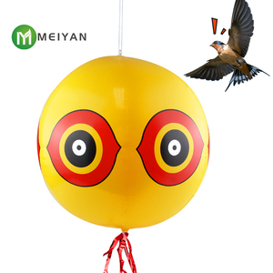 Gran oferta, repelente de pájaros, globo, susto, Ojos de <span class=keywords><strong>terror</strong></span> de plástico, repelente inflable, gorrión de Paloma - Product Image 5