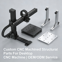 Ensemble complet de composants structurels CNC pour poste de travail avec acier inoxydable et électro-érosion à fil |   Support de base et boîtier usinés CNC