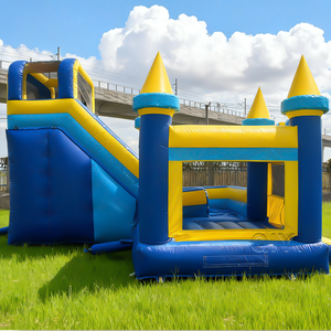 Château gonflable combiné amusant, château gonflable, maison de rebond pour les locations de fêtes - Product Image 2