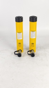 Cilindro hidráulico de alta presión RC‑1512 de 15 toneladas y carrera de 305 mm compatible con ENERPAC para trabajos de elevación en sitios de construcción - Product Image 4