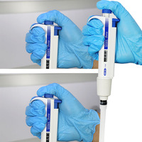 0.1uL-10mL Pipette de laboratoire réglable en matière plastique monocanal Micropipette Stand Pipette Set pour Pipette