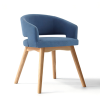 Fauteuil de négociation moderne et simple en tissu, siège de réception pour hôtel, entreprise, banque, concessionnaire 4S et hall administratif