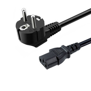 Câble d'alimentation standard européen VDE 3x1,5 mm, prise C13, 230 V, 10 A, fil de cuivre, usage résidentiel - Product Image 1