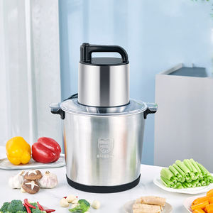 Hachoir à viande électrique puissant de grande taille en acier inoxydable de 12 L, hachoir à viande commercial pour restaurant, 10 litres, 6 L, 2000 W - Product Image 6