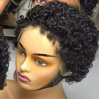Perruques Courtes Pixie Cut pour Femmes, Perruques Lace Front en Cheveux Humains Brésiliens, Vente en Gros de Perruques Lace Frontal pour Femmes