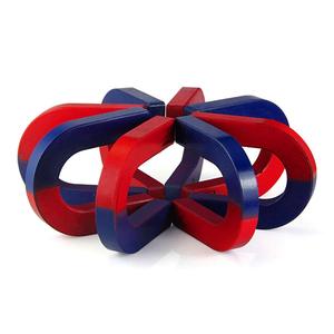 <span class=keywords><strong>Aimant</strong></span> alnico <span class=keywords><strong>rouge</strong></span> bleu pour école, magnet éducatif - Product Image 2