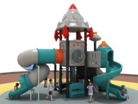Haute Qualité Pas Cher préscolaire série Dinosaure aire de jeux toboggan double
