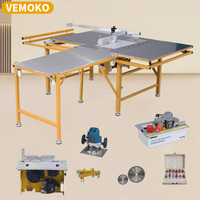 Scie à table professionnelle légère avec support multifonction pliable comme chariot pour une mobilité facile