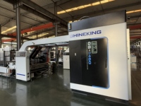 Máquina Laminadora de Cartón Corrugado con Motor Eléctrico ShineKing al Mejor Precio, con Engranaje de Rodamiento PLC, Alta Eficiencia, Fácil de Operar