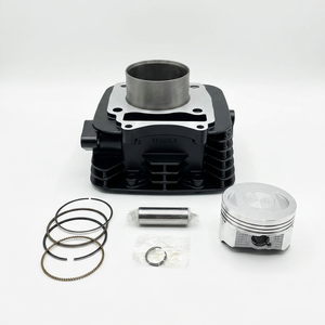 Kit de bloc-cylindre de moteur de moto TVS Apache RTR 180 de haute qualité, taille standard 62,50 mm, avec jeu de segments de piston standard OEM - Product Image 1