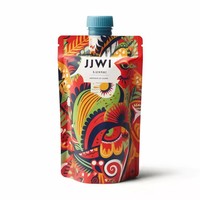 Sachets souples en plastique de 50 ml avec bec verseur, anti-enfants, pour boissons et gelées pour enfants, impression personnalisée, 20 ml disponibles