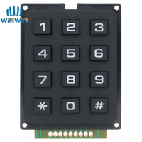 Module de clavier matriciel AITEWIN ROBOT 3*4 4*4, en plastique ABS, 4x4 3x4, 12 16 touches, interrupteur à membrane, kit DIY