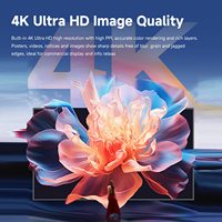 Écran d'affichage numérique SINGFOR 43 pouces haute luminosité 1000-1500 nits, cadre ultra-fin 6,9 mm, 4K UHD, Android, WiFi 6