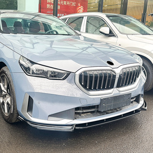 Amp-Z Front Bumper Lip For BMW 5 Series G60 G61 2024 Carbon Fiber Texture Matte Finish Tuning Style - Product Image 2