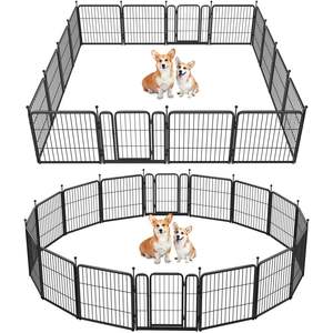 Corral para Perros Plegable, Portátil, Resistente, para Interiores y Exteriores, Jaula de Juego para Mascotas, Valla de Ejercicio Metálica para Perros, Venta Caliente - Product Image 5