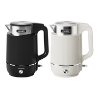 Bouilloire électrique ORVICA 2,2 litres en acier inoxydable, usage domestique et hôtelier, multifonction automatique, maintien au chaud, protection contre l'ébullition à sec ORM-8041