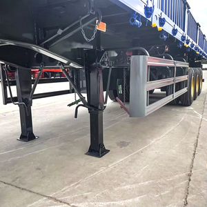 Camion basculant de 80 tonnes <span class=keywords><strong>semi</strong></span>-<span class=keywords><strong>remorque</strong></span> latérale hydraulique avec bâche en acier pour le transport de matériaux en vrac - Product Image 2