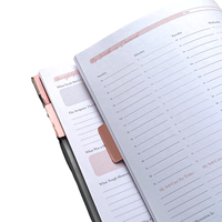 2025 gris couverture annuelle planificateur biblique personnalisé cahiers à spirale personnalisés avec diviseur de 12 mois