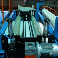 Ligne de machines de formage à froid pour revêtements muraux sandwich en acier PU de couleur personnalisée avec profil micro-cannelé architectural 3D